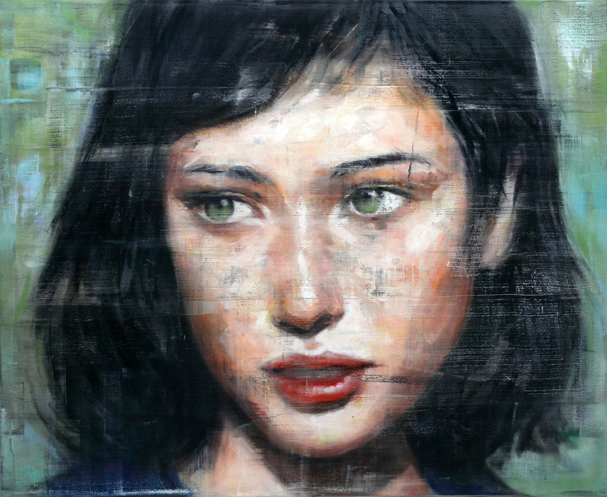 90x110cm Öl auf Leinwand
