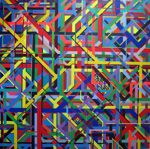 NETS — Acrylic on Canvas 160x160 cm
