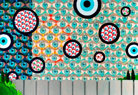 Separation — acrylic on canvas 90x130 cm